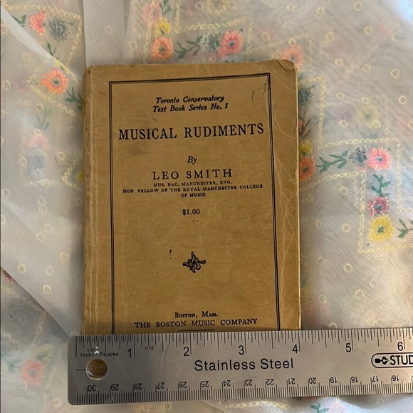 3/$25..Antique Musical Rudiments Book by Leo Smith - Picture 13 of 13
